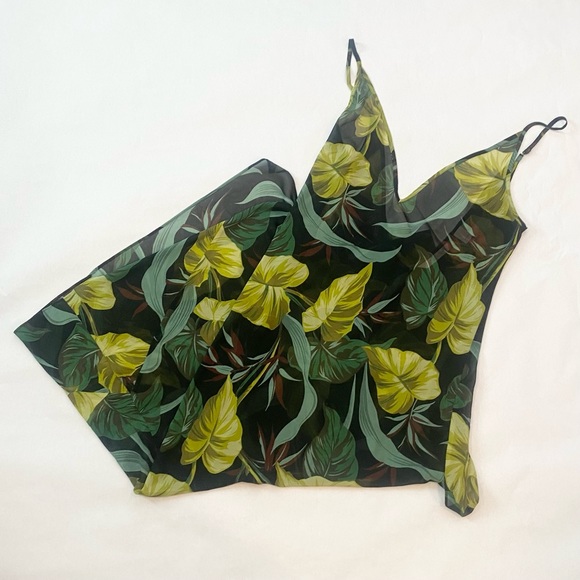 Y2K Victoria’s Secret Chiffon Tropical Floral Vintage Maxi Gown Slip Dress S🔥 - Picture 11 of 11